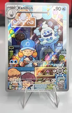 Vanillish 190/182 Pokemon TCG Holiday Calendar 2025 Festive Stamp Promo - Image 1