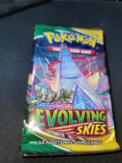 Pokemon TCG Sword & Shield Evolving Skies Booster Pack SEALED NEW 820650808777 - Image 1