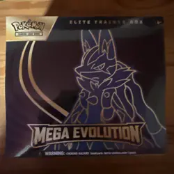 Pokemon Mega Evolution Elite Trainer Box Lucario ETB - Factory Sealed - Image 1