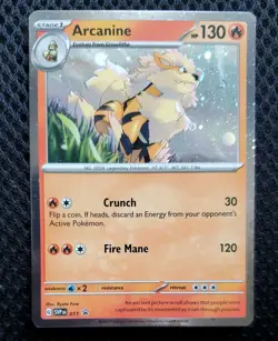 Arcanine HOLO BLACK STAR PROMO POKEMON - Image 1