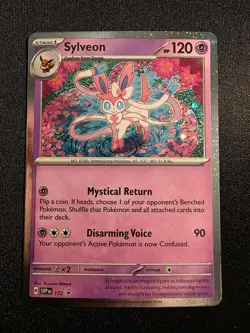 Sylveon (Cosmos Holo) 172 Scarlet & Violet Promo Near Mint - Image 1