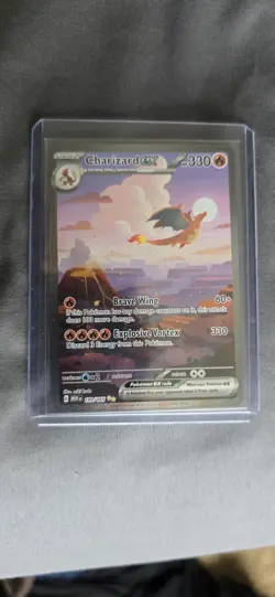 Charizard ex Full Art Holo 199/165 Special Illustration Rare 330HP Pokemon TCG - Image 1