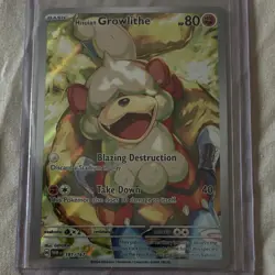 The Pokemon Company Hisuian Growlithe 181/167 Twilight Masquerade IR Holo - Image 1