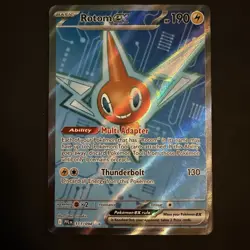 Rotom EX full art 111/094 Phantasmal flames Ultra Rare UR EN NM - Image 1