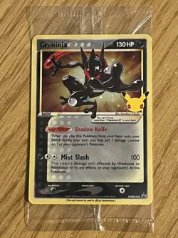 SEALED Greninja Gold Star SWSH144 Pokemon Celebrations Promo - Image 1