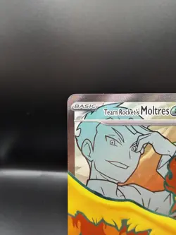 Team Rockets Moltres EX English Full Art 208/182 SV10 Destined Rivals Pokemon NM - Image 2
