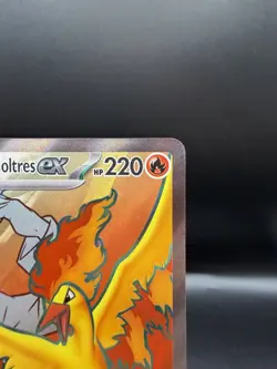 Team Rockets Moltres EX English Full Art 208/182 SV10 Destined Rivals Pokemon NM - Image 3