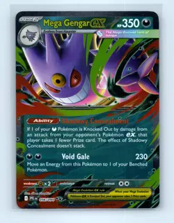Pokemon tcg ME02: Phantasmal Flames Mega Gengar ex Near Mint or Better - Image 1