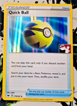 Quick Ball 179/202 Holo Pokemon Play! Prize Pack Series 1 - Image 1