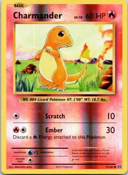 CHARMANDER - 9/108 Evolutions - POKEMON Reverse Holo NM/M - Image 1
