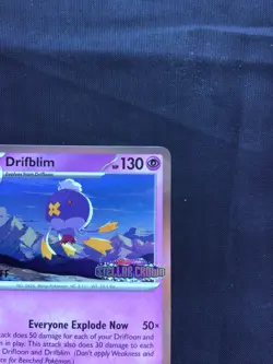 Pokemon: Stellar Crown Staff Prerelease Promo: Drifblim 135 - Image 4