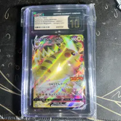 CGC 10 PRISTINE Pikachu VMAX 265/S-P 2022 Pokemon Japanese CoroCoro Magazine - Image 1