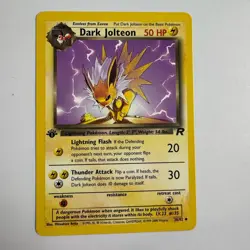 Dark Jolteon Team Rocket 1ST EDITION Pokemon 38/82 Vintage RARE - Image 1