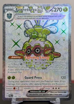 Pokemon Forretress ex #230/193 English Paldea Evolved Ultra Rare - Image 1