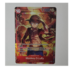 Bandai One Piece CCG Monkey.D.Luffy ST10-006 Promo Super Rare Foil 11000P Eng - Image 1