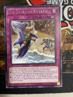 Yu-Gi-Oh! -Sea Stealth Attack LEDU-EN018 - Rare - 1st Ed - NM/M - Image 1