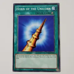 Horn of the Unicorn - YGLD-ENA29 - NM/VLP - Common - Unlimited - 2020 - Yugioh - Image 1