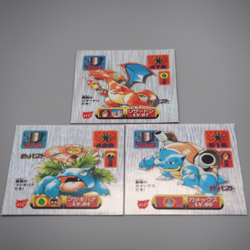 Pokemon Card AMADA Sticker Seal Charizard Blastoise Venusaur NM-EX Japanese r808 - Image 2