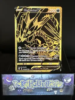 Pokemon Card Eternatus V SV121/SV122 Gold Full Art Shining Fates Near Mint - Image 1