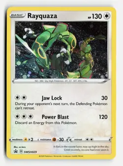 Rayquaza SWSH029 SWSH: Sword & Shield Promo Cards Pokemon TCG Promo Near Mint NM - Image 1