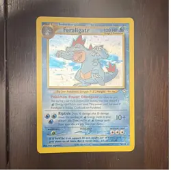 Pokemon TCG Feraligatr 5/111 Neo Genesis Holo Rare Unlimited Edition 120 HP - Image 1