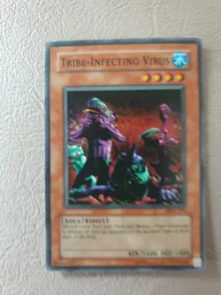 YUGIOH TRIBE-INFECTING VIRUS SUPER RARE MFC-076 NM - Image 1