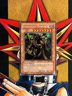 IOC-111 Invader Of Darkness Secret Rare Unlimited Edition VLP Yugioh - Image 1