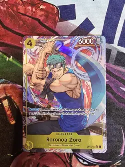 Roronoa Zoro OP15-113 SR Alt Art Adventure on Kami's Island One Piece TCG NM - Image 1