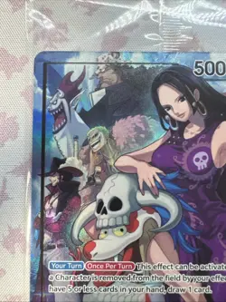 Boa Hancock OP07-038 ONE PIECE 2025 PSA Magazine Factory SEALED Promo Leader - Image 2