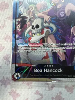 Boa Hancock OP07-038 ONE PIECE 2025 PSA Magazine Factory SEALED Promo Leader - Image 3