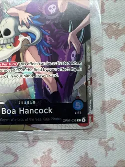 Boa Hancock OP07-038 ONE PIECE 2025 PSA Magazine Factory SEALED Promo Leader - Image 4