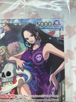 Boa Hancock OP07-038 ONE PIECE 2025 PSA Magazine Factory SEALED Promo Leader - Image 5