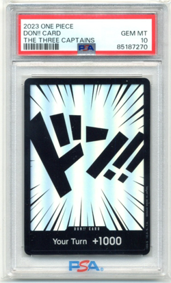 2023 One Piece The Three Captains DON!! Card Foil PSA 10 Gem Mint Low Pop - Image 5