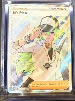 N's Plan Pokemon 163 BLK Ultra Rare Near Mint Card - Image 1