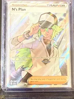 N's Plan Pokemon 163 BLK Ultra Rare Near Mint Card - Image 3