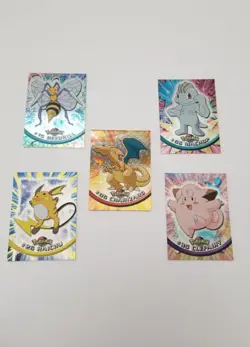 Topps 1999 Pokemon Holographic Foil Cards (5) - Image 1