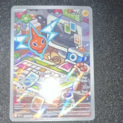 Pokemon Rotom 197/182 Illustration Rare Holo Sv10: Destined Rivals Pokemon Card - Image 4