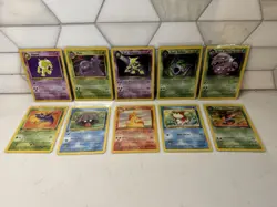 Pokemon Cards Lot (Vintage 1999 - 2000) Jungle, Fossil, & Team Rocket - Image 1