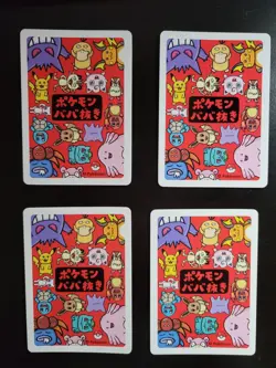 Pokemon Old Maid Babanuki Japanese Card Lot Of 4 Eevee Chansey Ditto Pidgey - Image 2