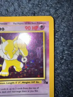 Pokemon TCG Hypno Holo Rare Card Fossil Set 1999, 8/62, WOTC Vintage - Image 4