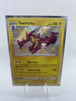 Toxtricity - SV042 - Shining Fates Shiny Holo Rare Pokemon Card NM/M - Image 1