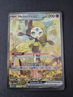 Meloetta EX 167/086 Black Bolt SIR Card Pokemon TCG - Image 1