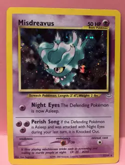 Misdreavus 11/64 Neo Revelation Holo Card Unlimited Edition NM - Image 1