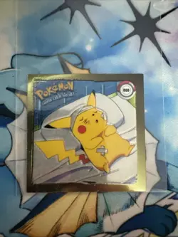 Pikachu R08, NM, Gold Holo, Artbox Series 1, 1999 Sticker, Pokemon Cards - Image 1