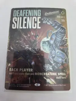 mtg, Deafening Silence (Showcase) Special Guests Foil NM - Image 1
