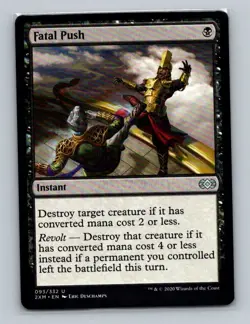 1x MTG - Fatal Push (093) - Double Masters - 2XM - NM - Image 1