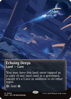 Echoing Deeps (REGULAR) x1 - MTG Edge of Eternities: Stellar Sights EOS #58 - Image 1