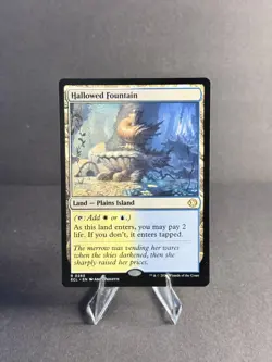 Hallowed Fountain #265 - 2026 Lorwyn Eclipsed MTG Shock Land Plains Island NM - Image 1