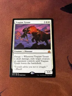Magic: The Gathering Trapjaw Tyrant Rivals of Ixalan Mythic - Image 1