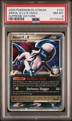 2009 POKEMON SUPREME VICTORS ABSOL G LV X #141 ULTRA PSA 8 NM - Image 1